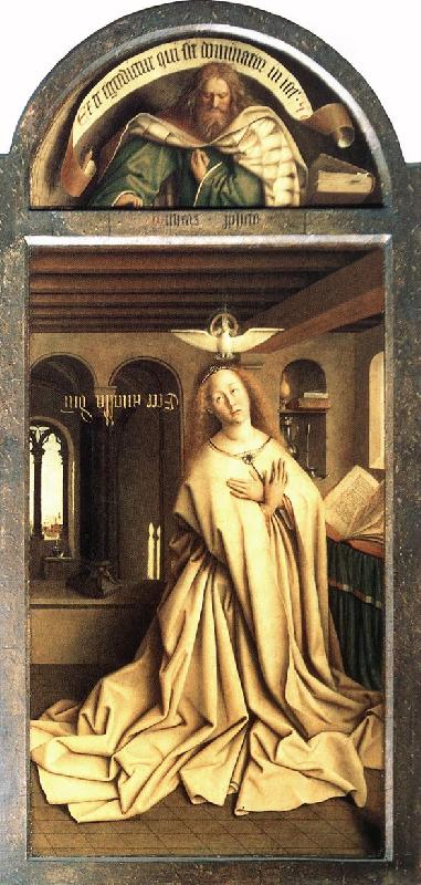 EYCK, Jan van Mary of the Annunciation oil painting image